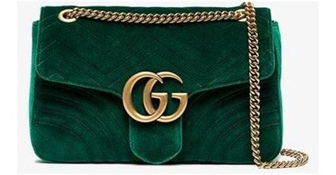 green gucci bag velvet|gucci velvet bag marmont.